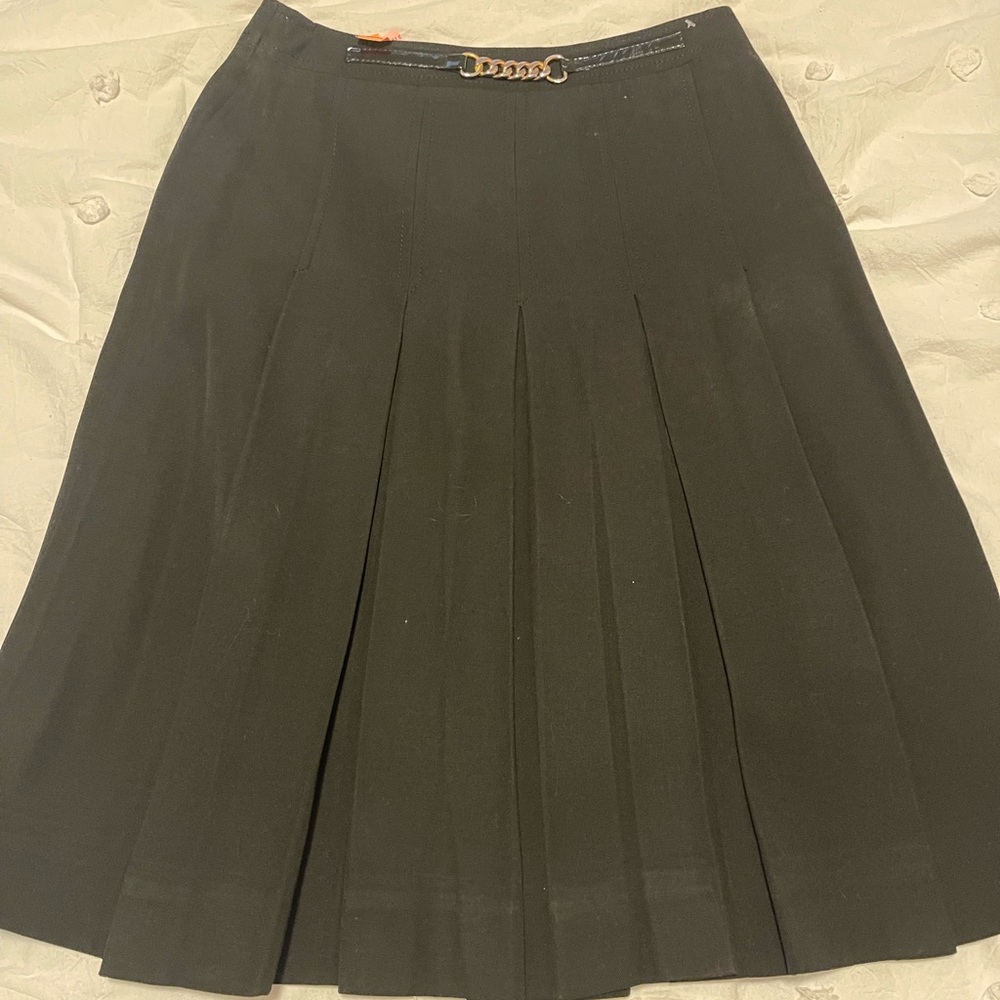Celine pleated midi skirt.